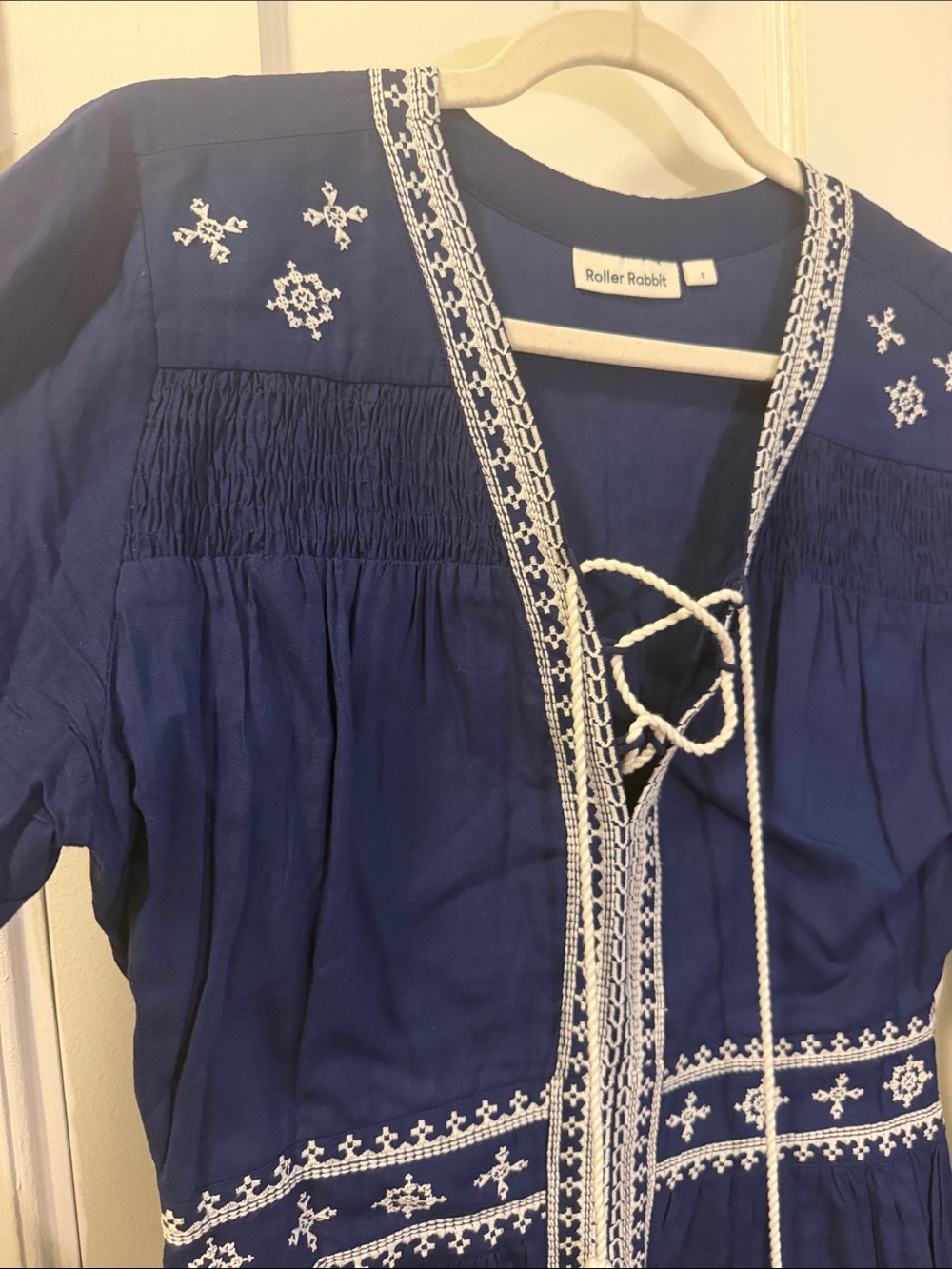 Roller Rabbit Navy Dress Size S - Picture 2 of 4